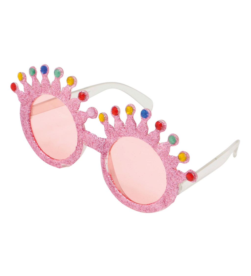 Sluneční brýle - třpytivé korunky