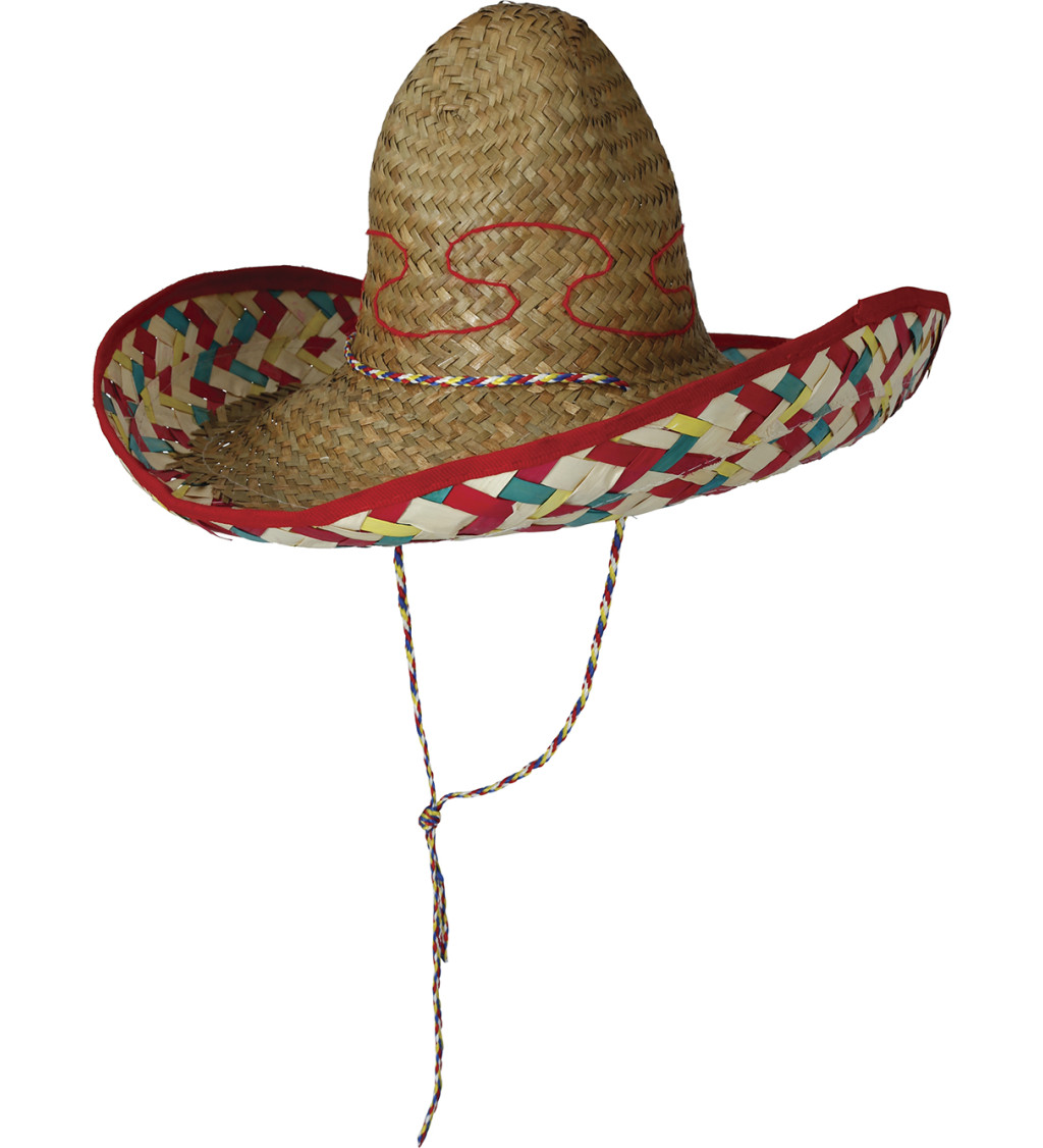 Mexický klobouk - sláma