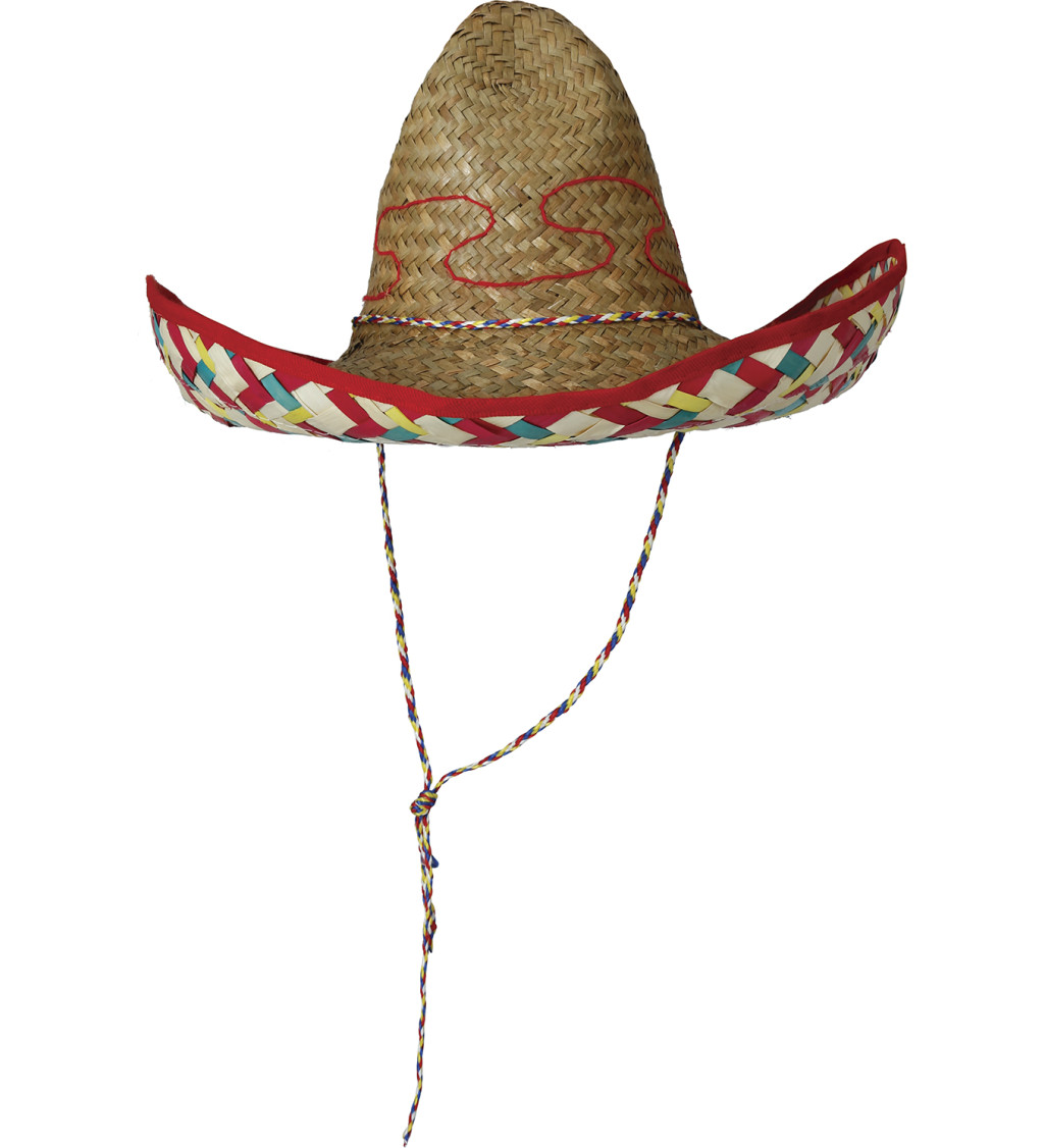 Mexický klobouk - sláma