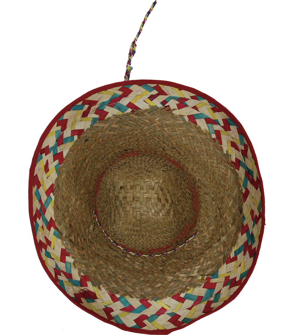 Mexický klobouk - sláma