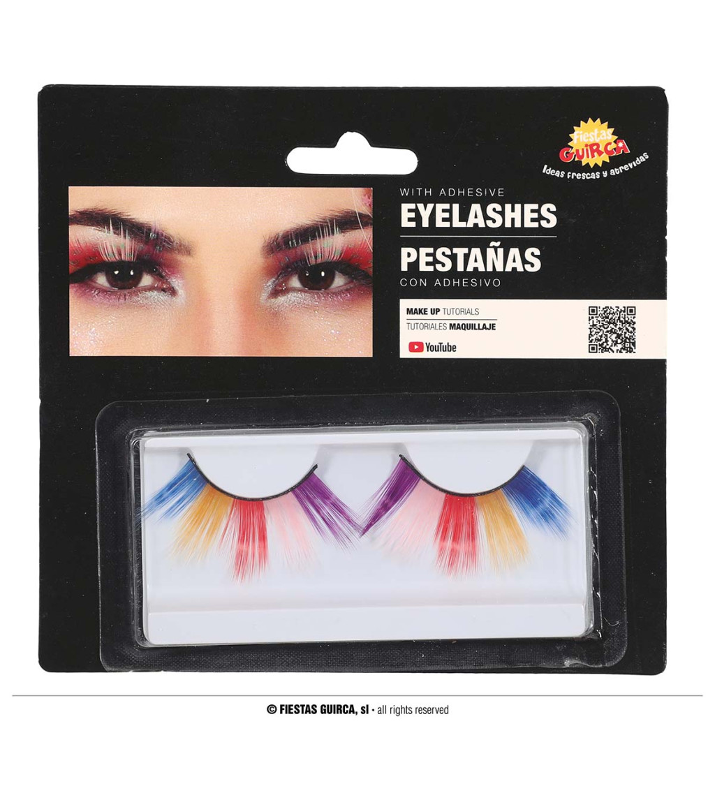 Nalepovací řasy - barevné