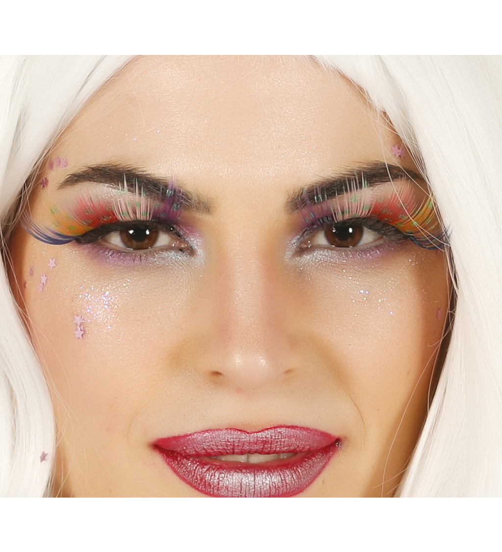 Nalepovací řasy - barevné