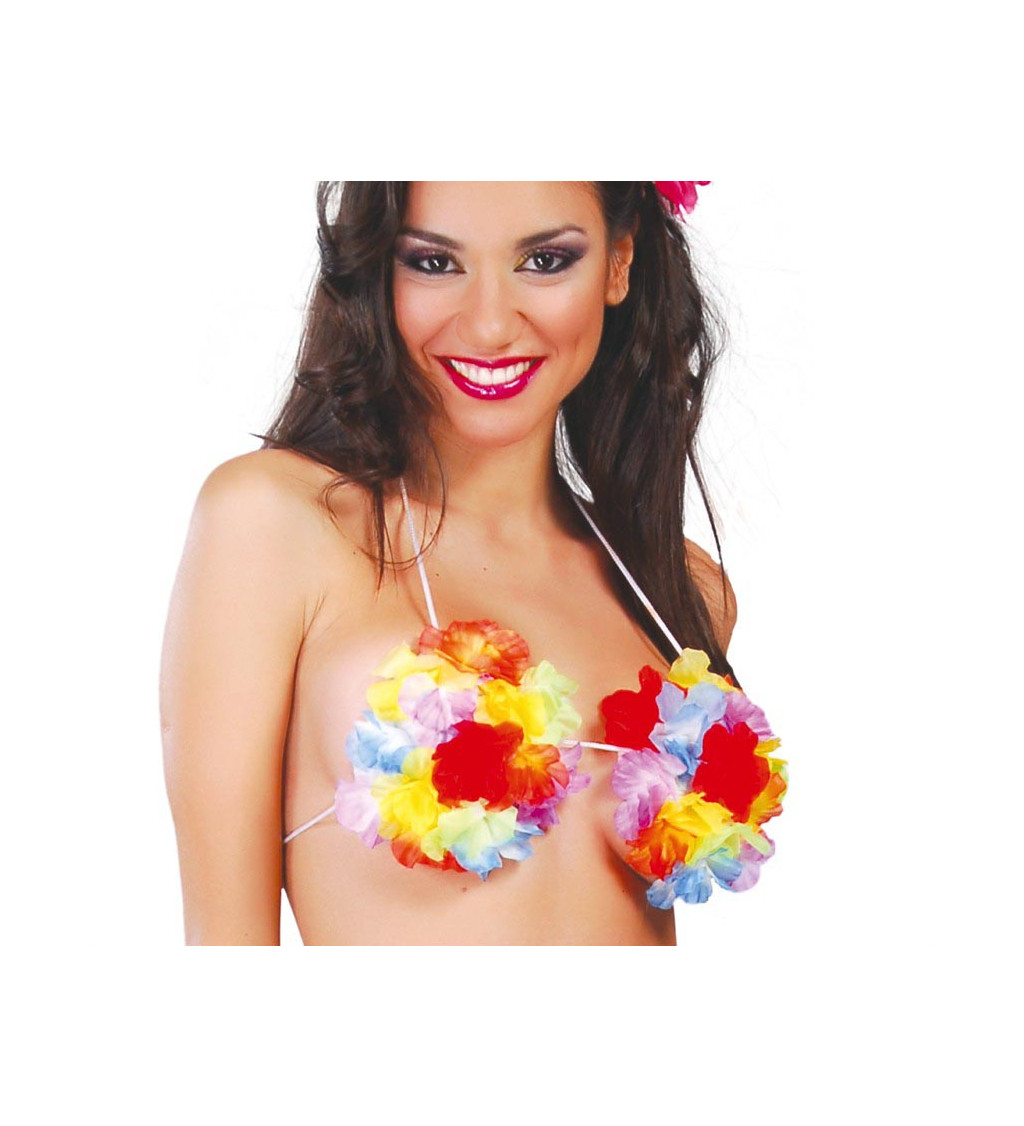 Dámská podprsenka z květin