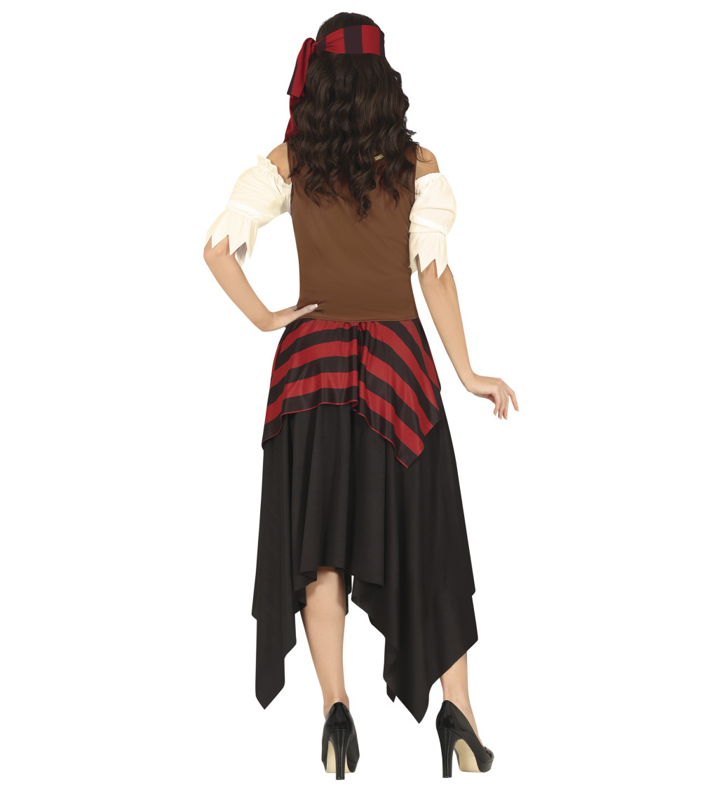 Dámský kostým - Pirátka s korzetem