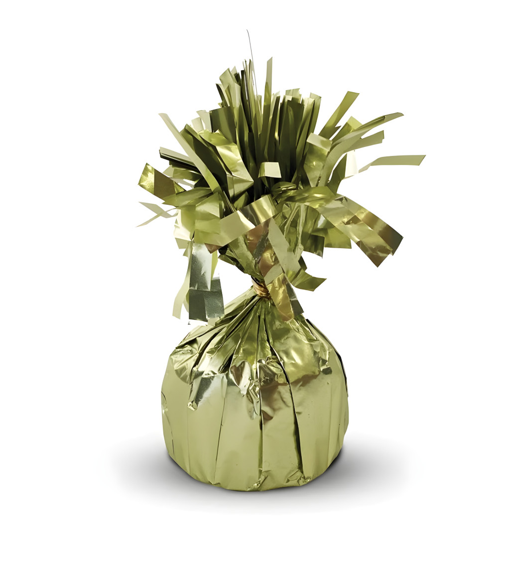 Těžítko na balonky - Metalickky zelené