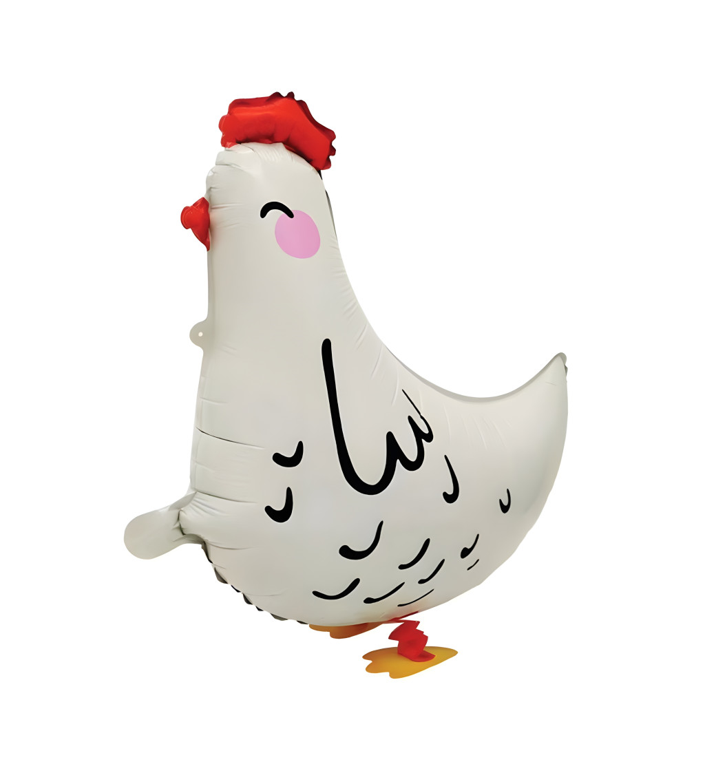 Chodící balónek - Slepice