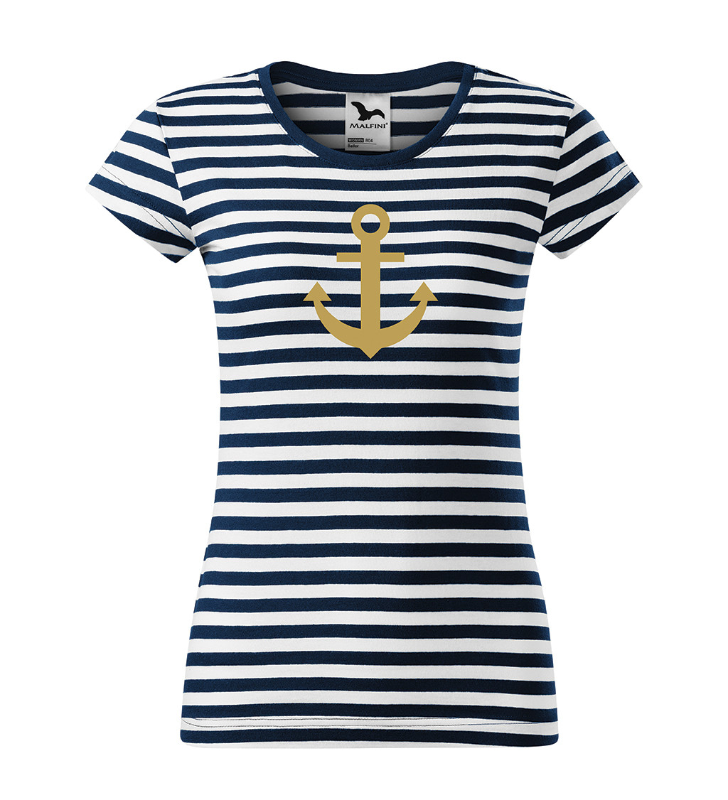 Dámské námořnické tričko - motiv kotva