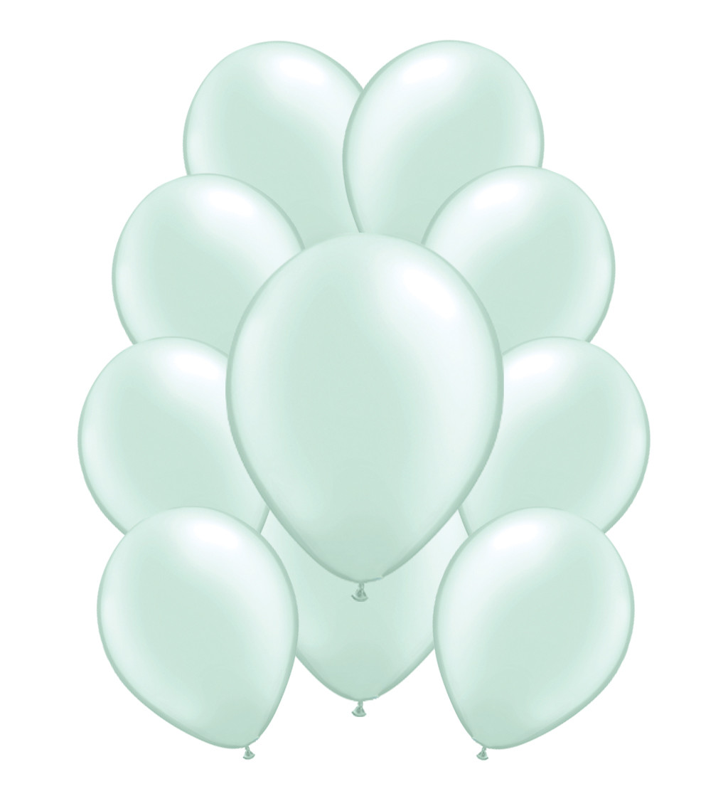 Latexové balónky pastelové - Baby zelené