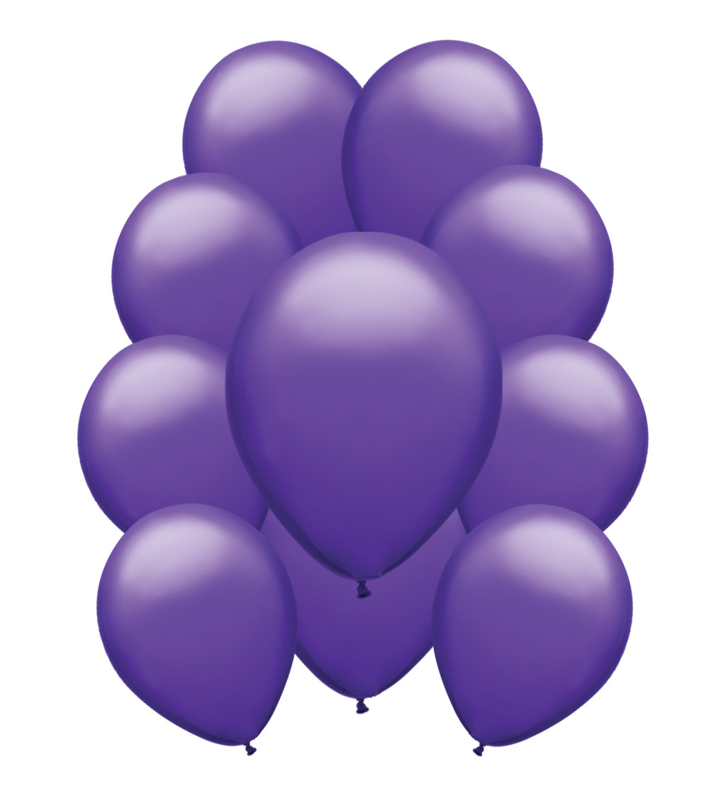 Latexové balónky pastelové - Tmavě fialové