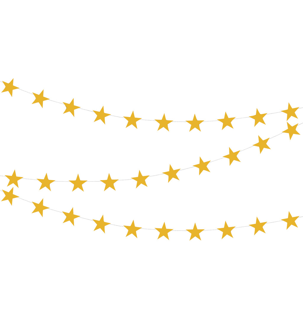 Girlanda hvězdy - Zlatá