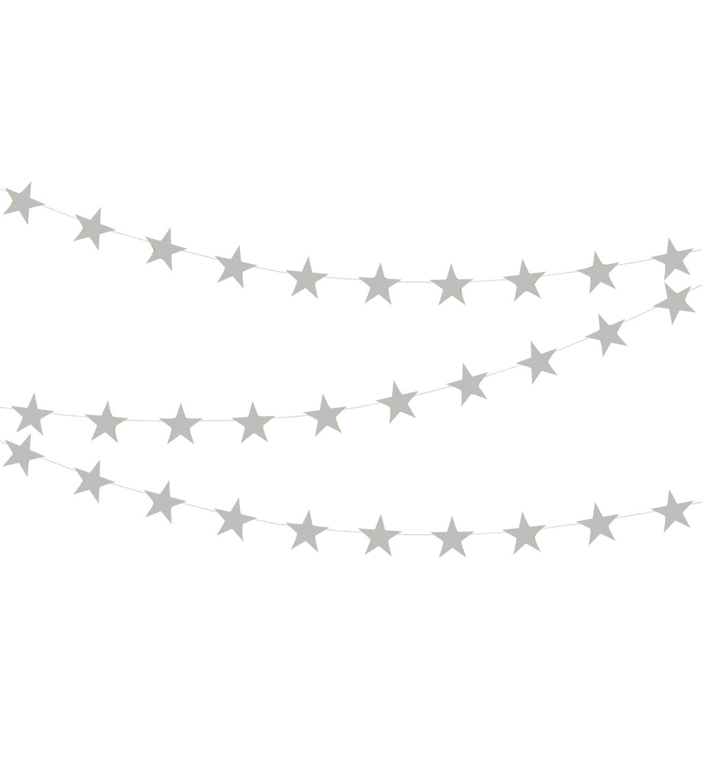 Girlanda hvězdy - Stříbrná