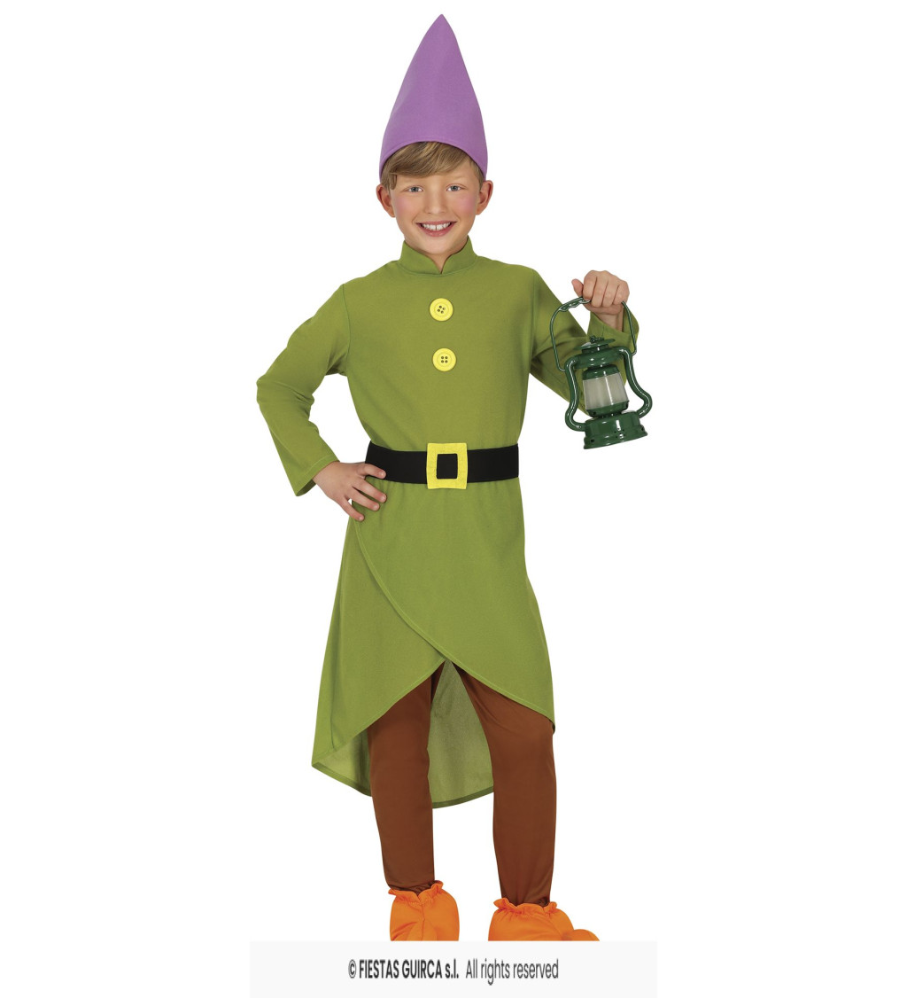 Dětský kostým - Zelený trpaslík