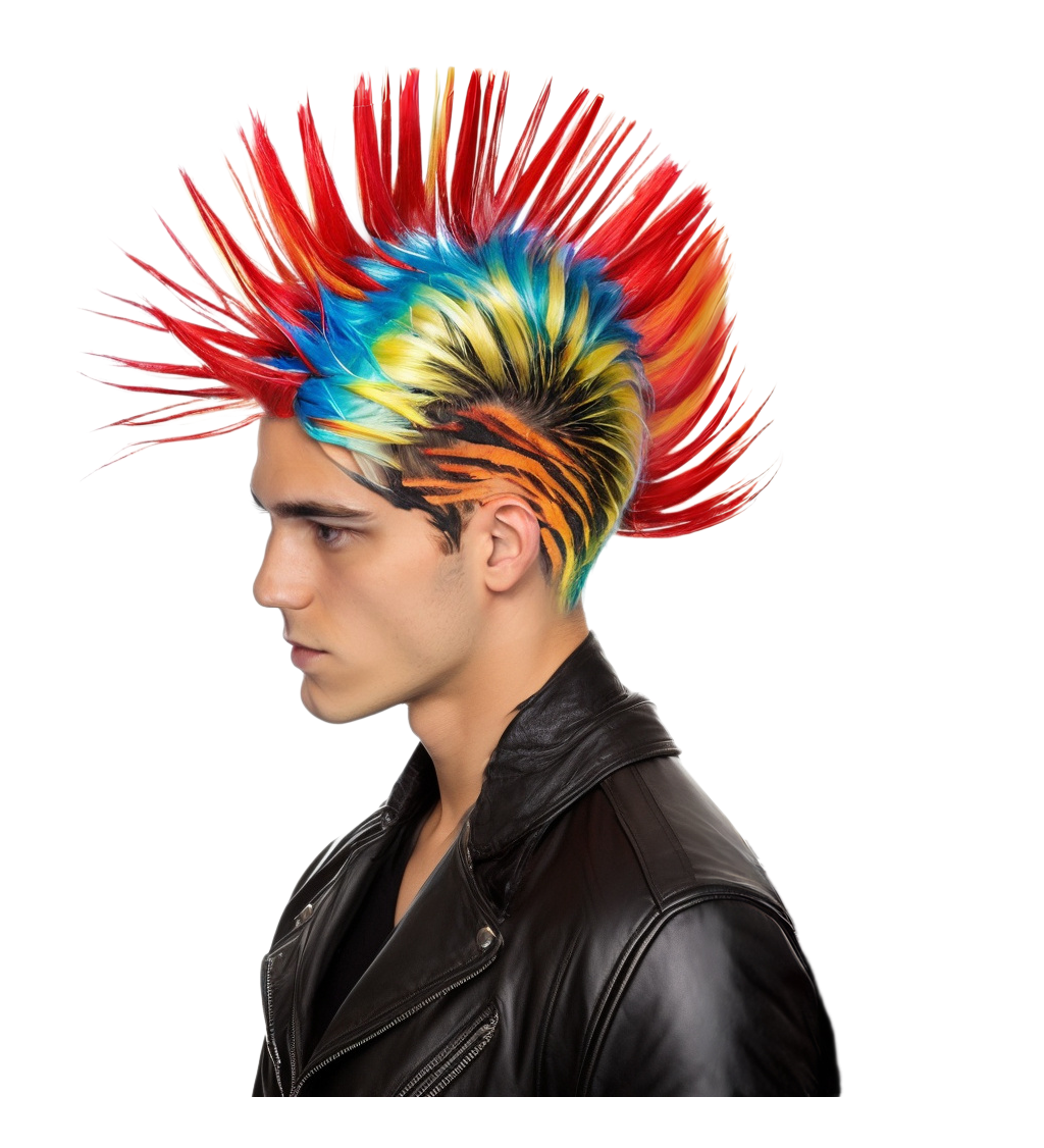 Paruka pánská číro, barevná