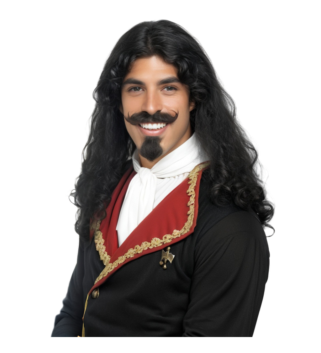 Paruka pánská mušketýr