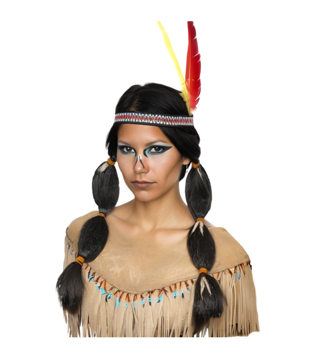 Paruka dámská Indiánka
