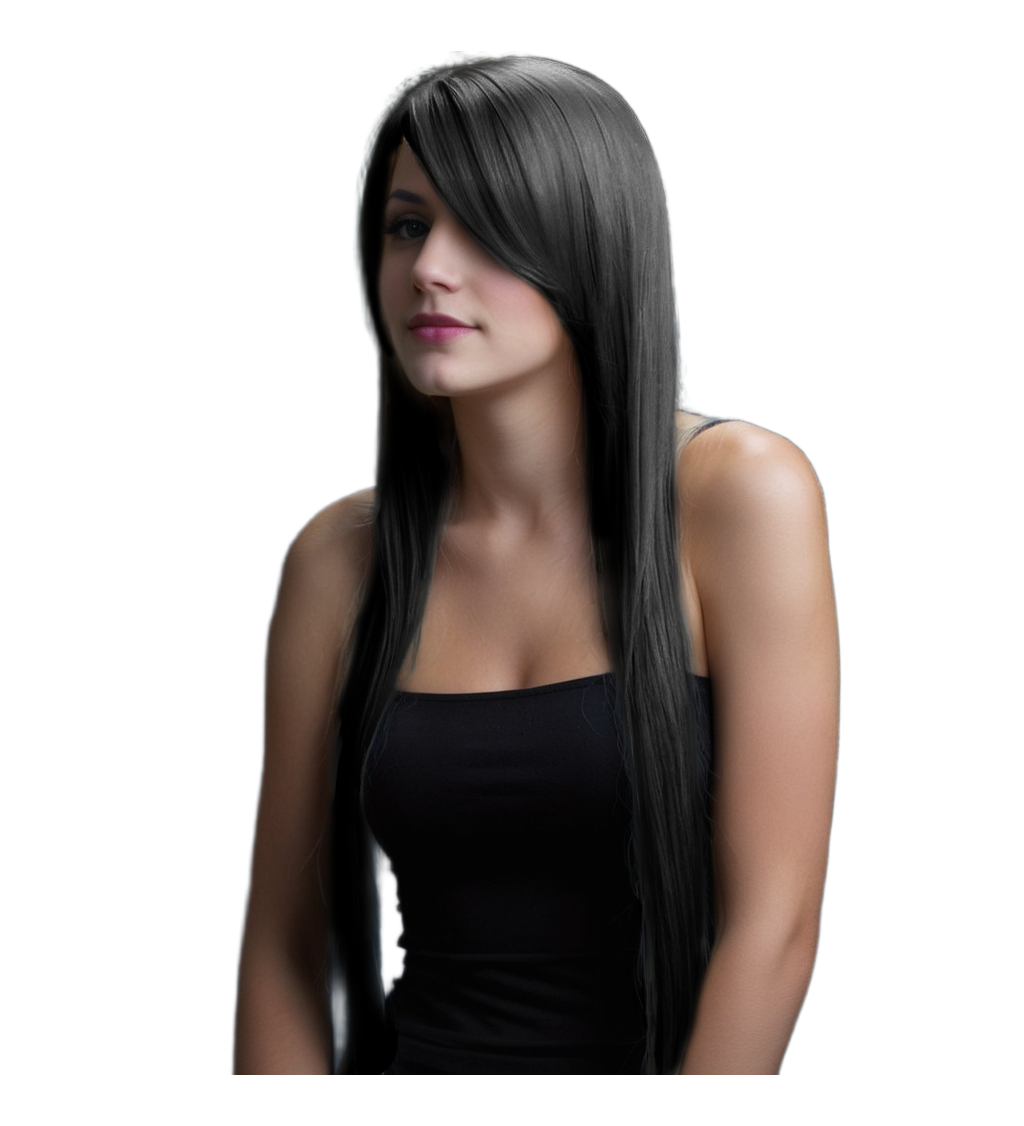 Dámská paruka - Valeria, černá