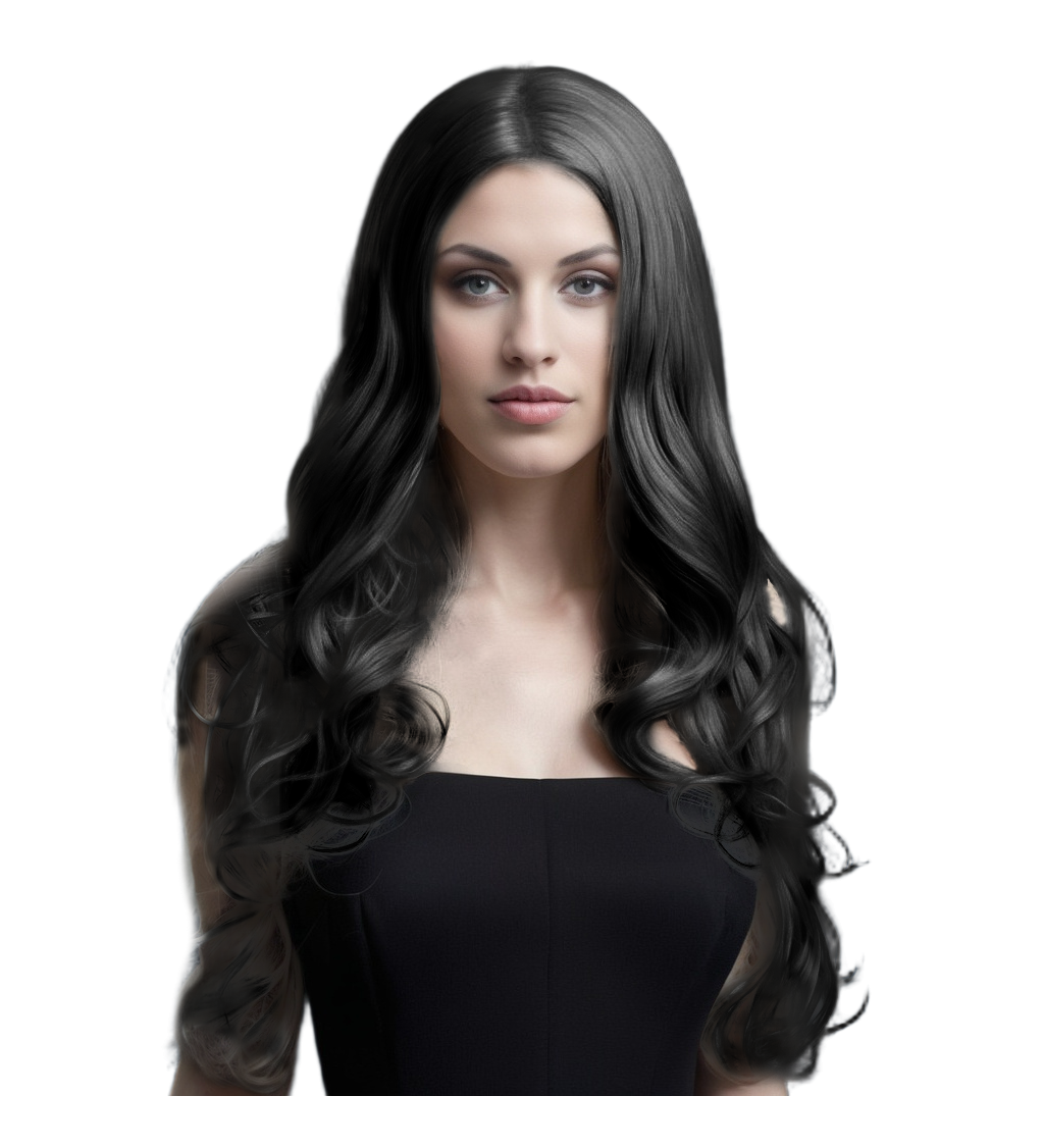 Dámská paruka - Natali, Černá