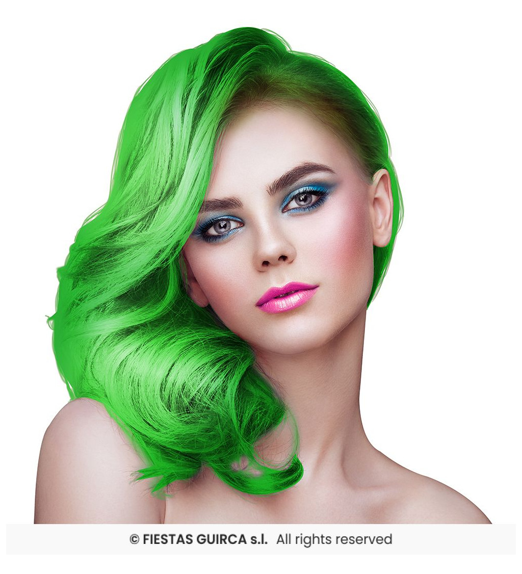 Sprej na vlasy - zelený