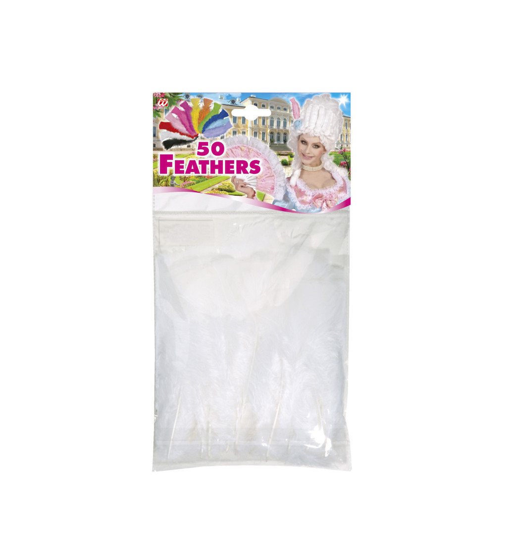 Peříčka bílé (10cm)