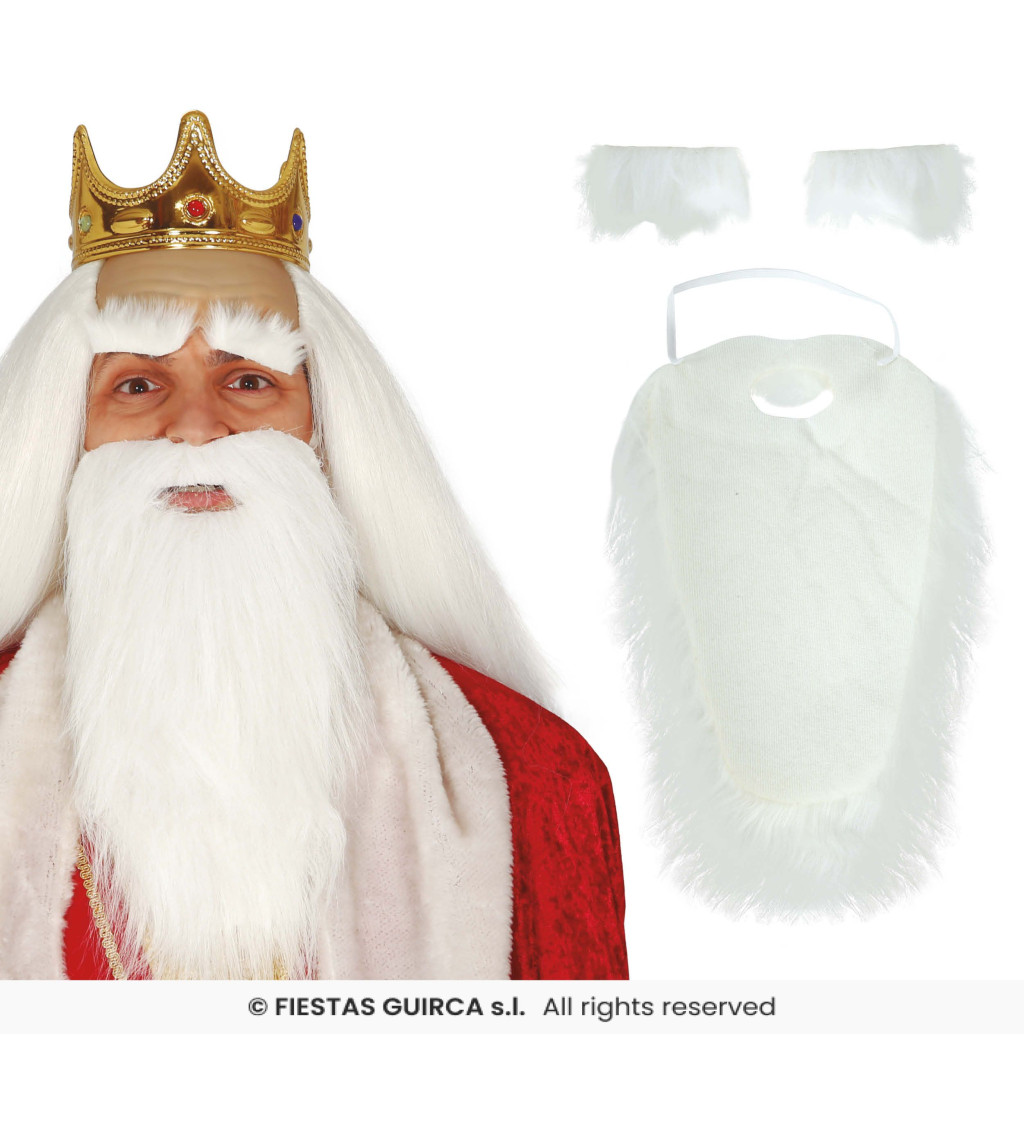 Velký bílý plnovous