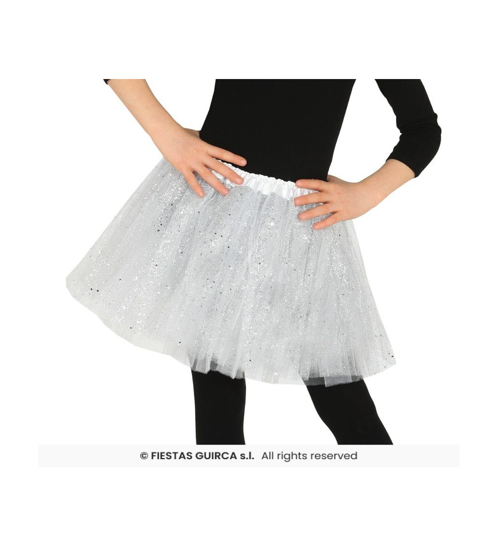 Dětská - bílá tutu sukně