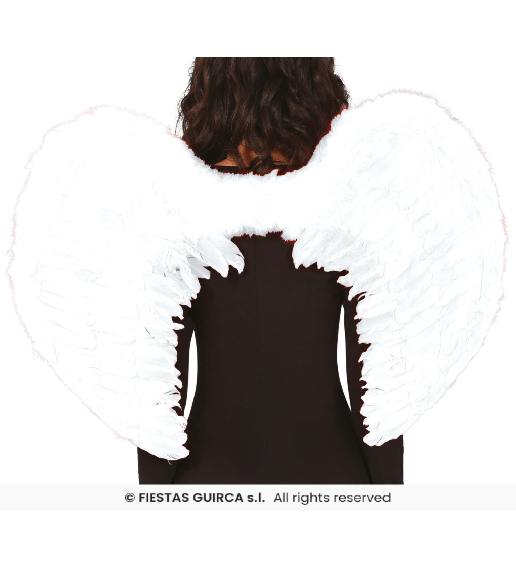 Peříčková křídla bílá