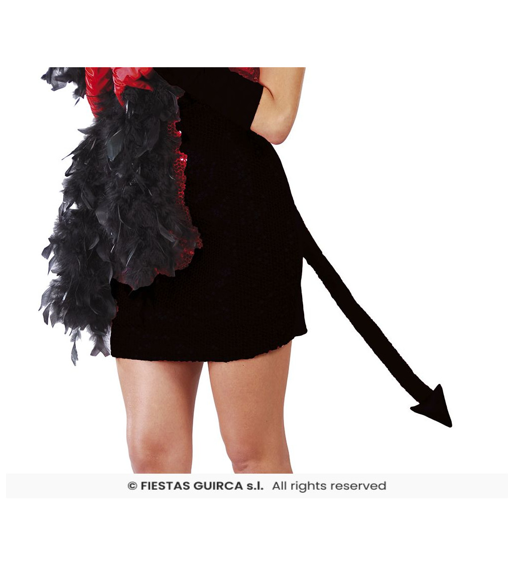 Čertovský ocas - černý