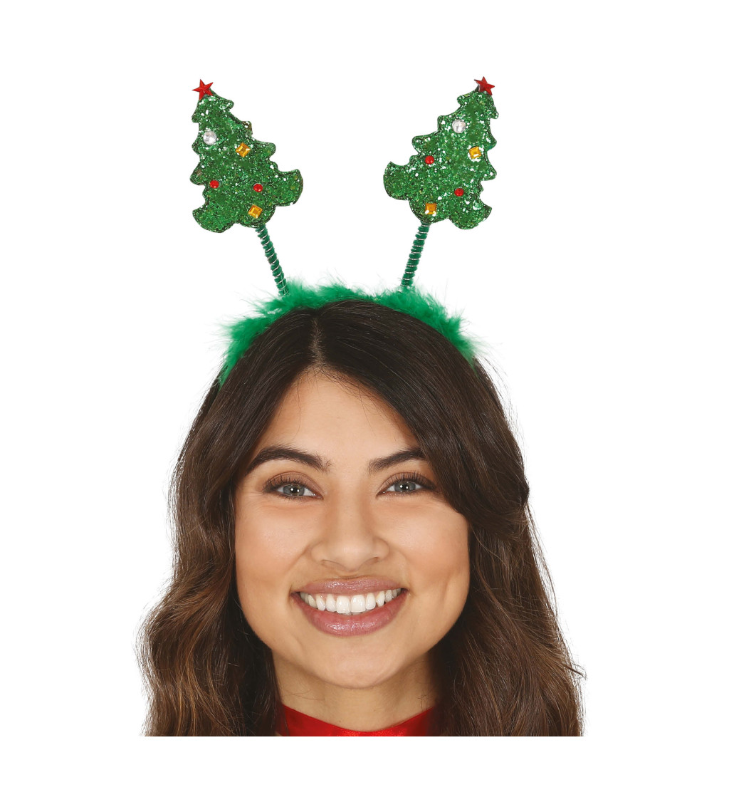 Čelenka - vánoční stromečky