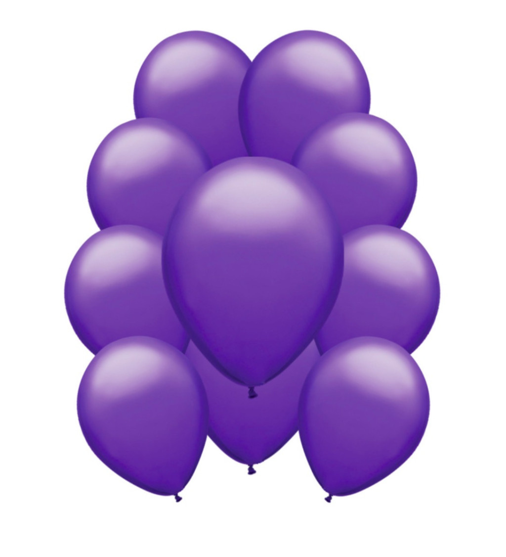 Latexové balónky pastelové - Tmavě fialové