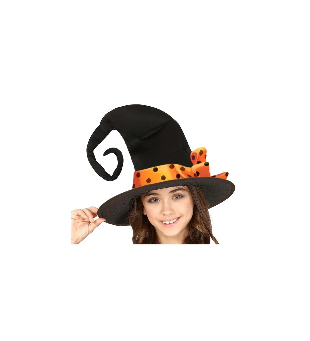 Dětský kostým - Oranžová čarodějnice