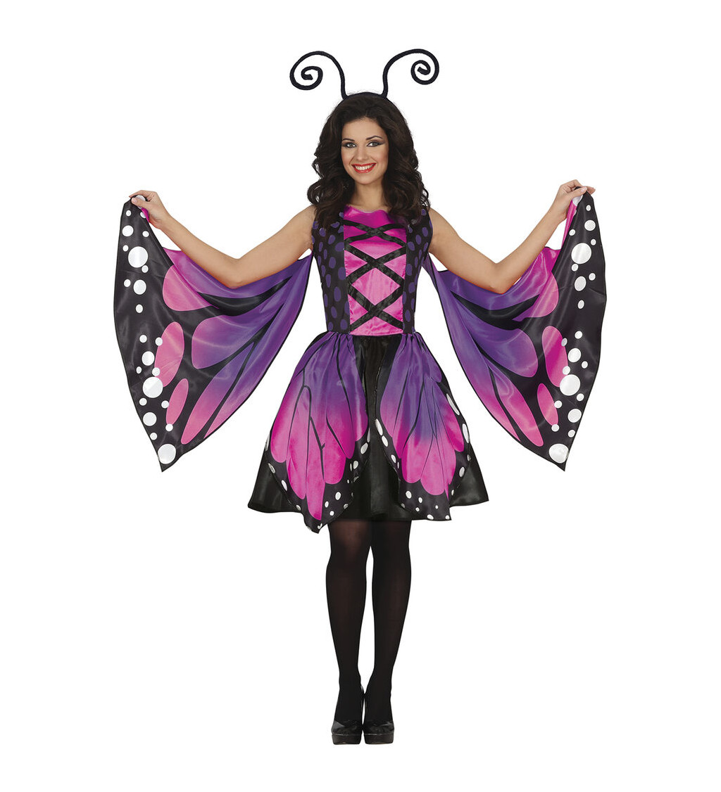 Dámský kostým - Fialový motýl