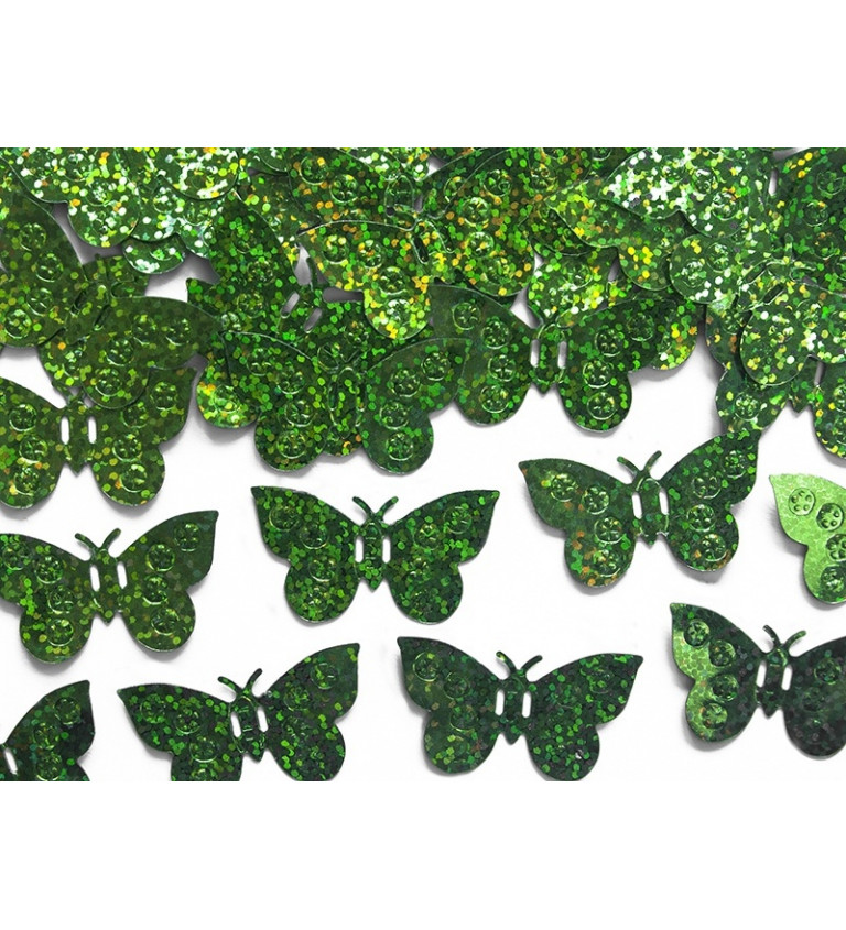 Konfety - Motýlci, zelení