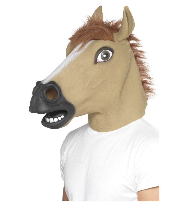 Maska - Kůň, latexová