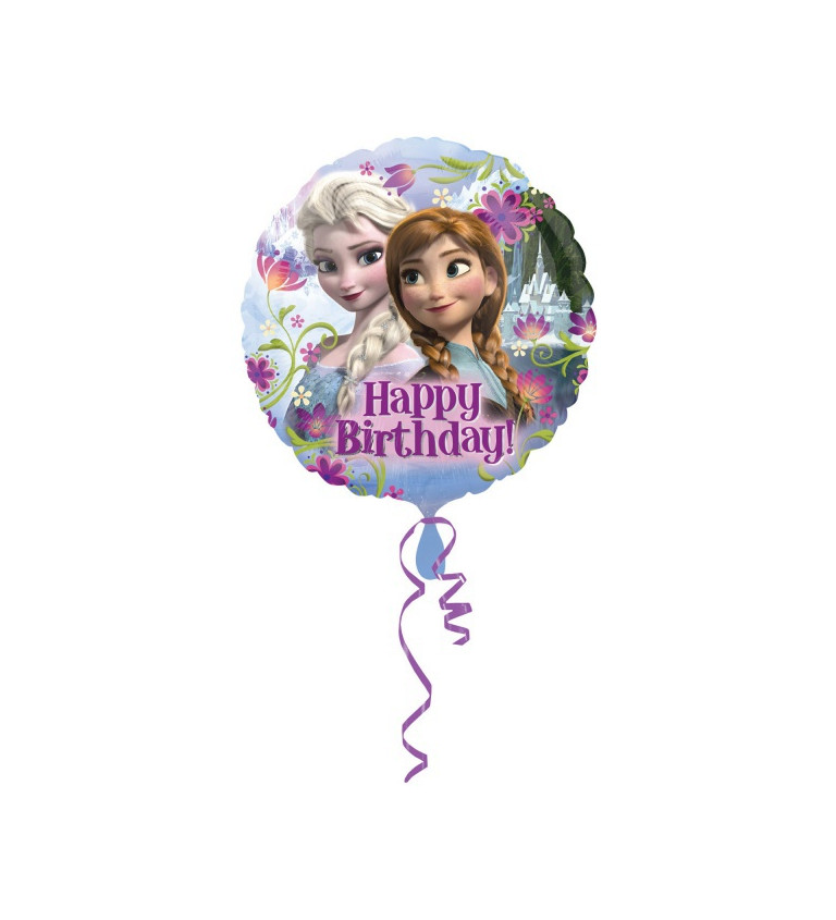 Narozeninový fóliový balónek Frozen