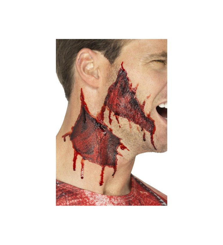 Falešné zranění - krvavé odřeniny