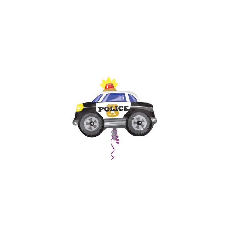 Fóliový balónek Policejní vůz