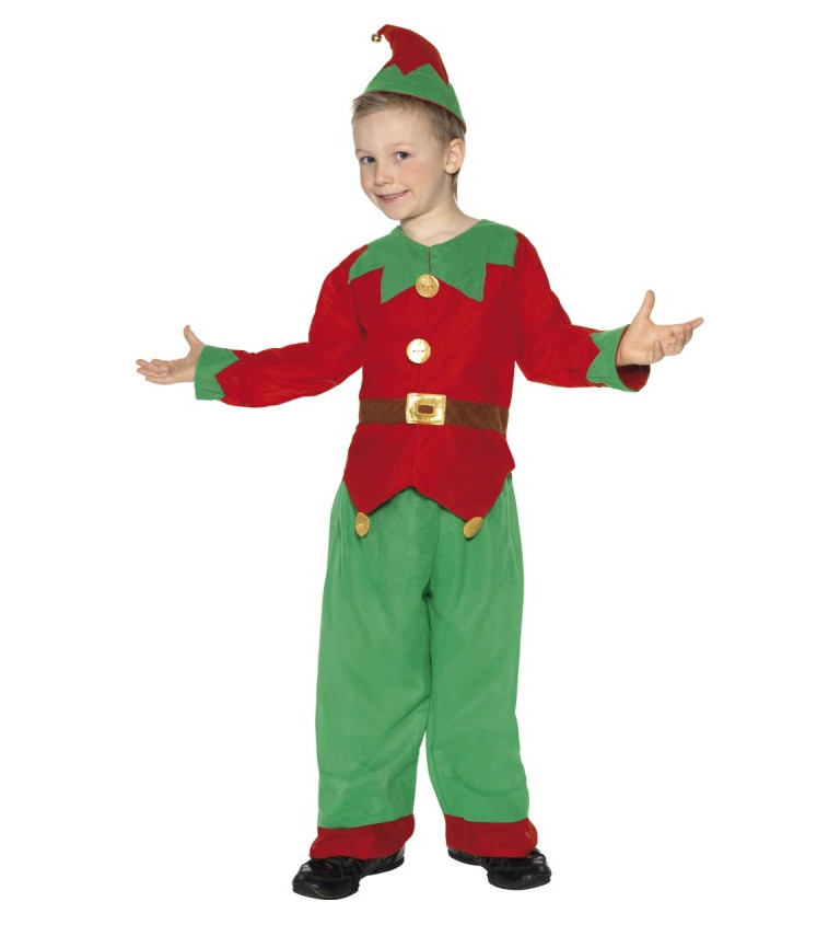 Dětský kostým - Vánoční skřítek