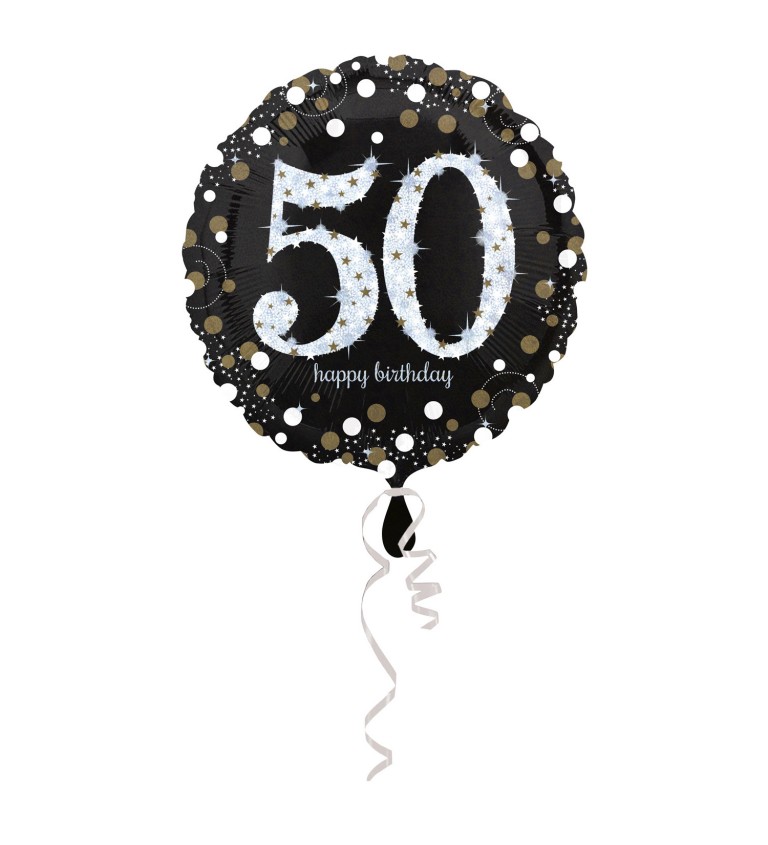 Narozeninový fóliový balónek - 50
