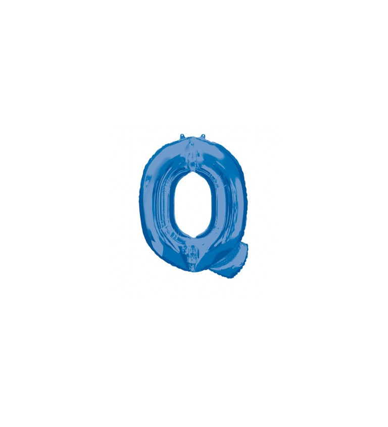Narozeninový fóliový balónek (modrý) – Q