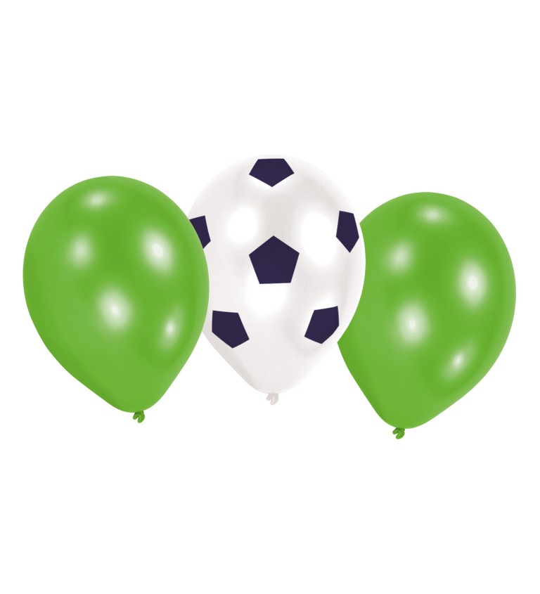 Sada latexových balónků s fotbalovým vzorem