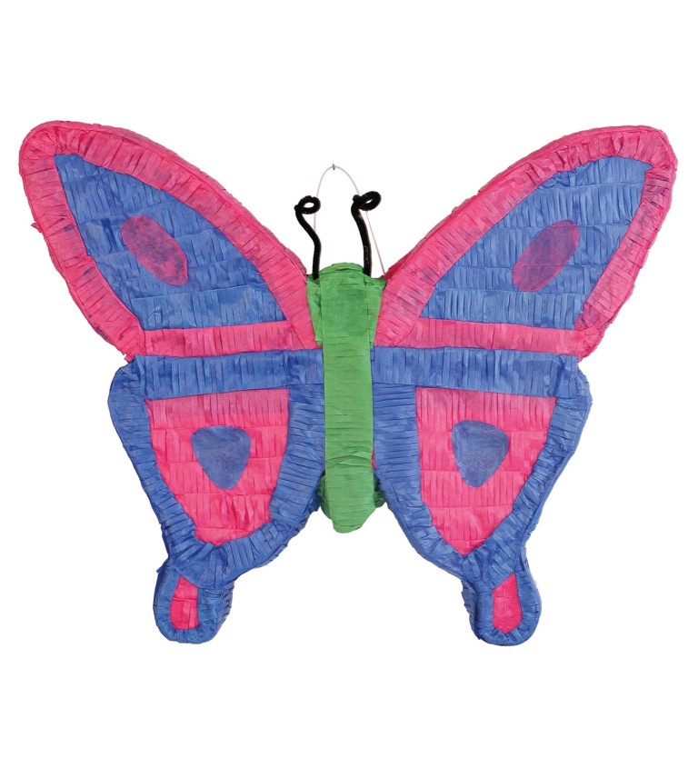 Piňata - barevný motýl