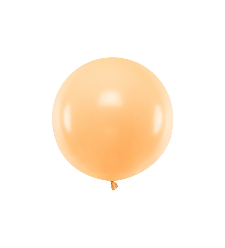 Pastelový mega balónek - broskvový II