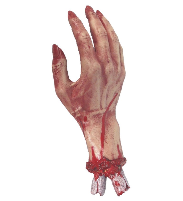 Krvavá ruka - atrapa