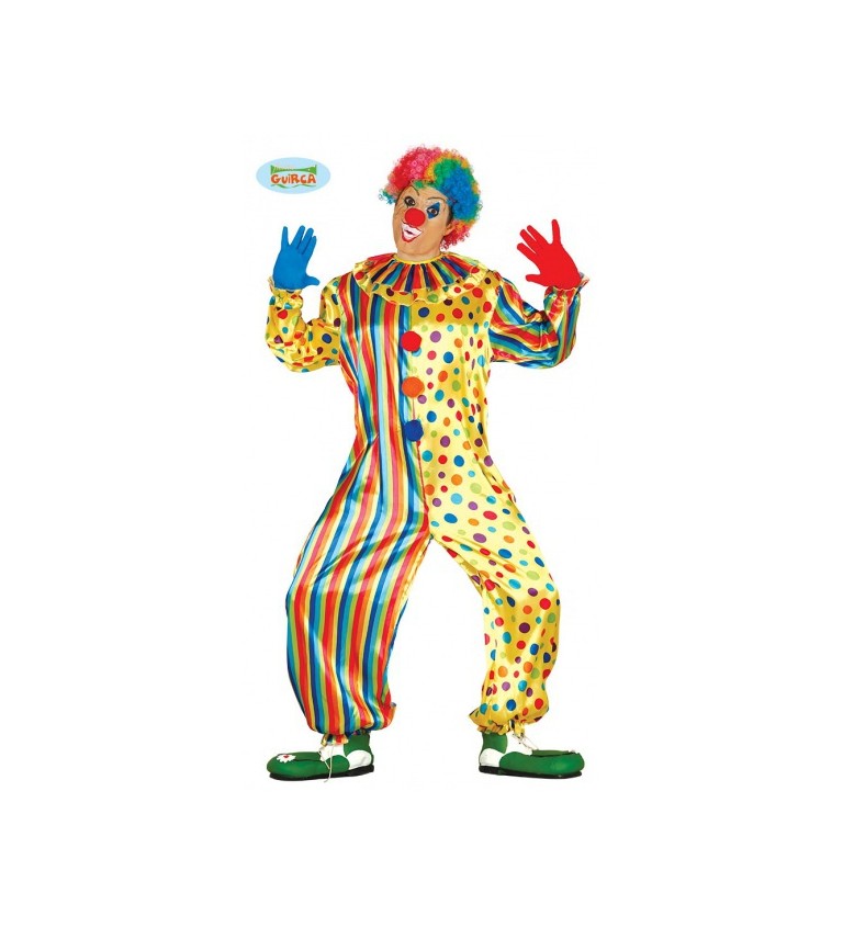 Veselý barevný klaun