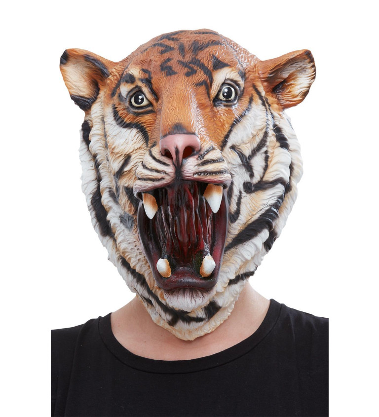 Celohlavová tygří maska