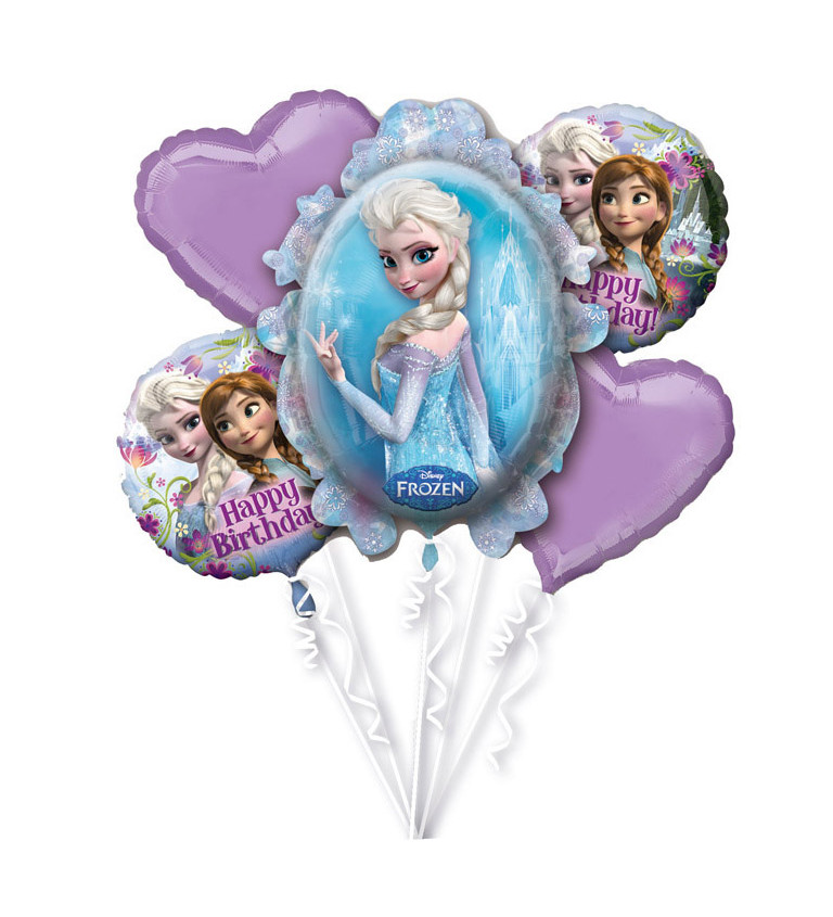5 fóliových balónků Frozen