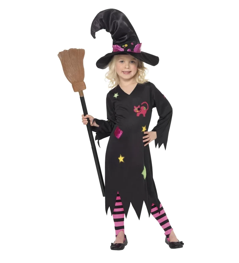 Dětský kostýmek - čarodějnice