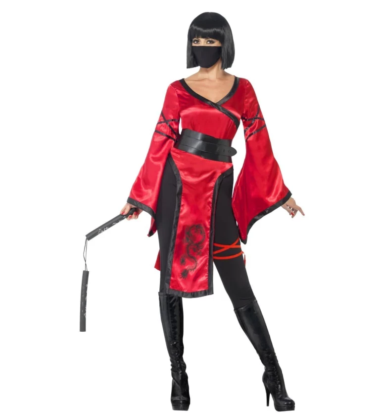 Dámský kostým - Bojovnice Ninja