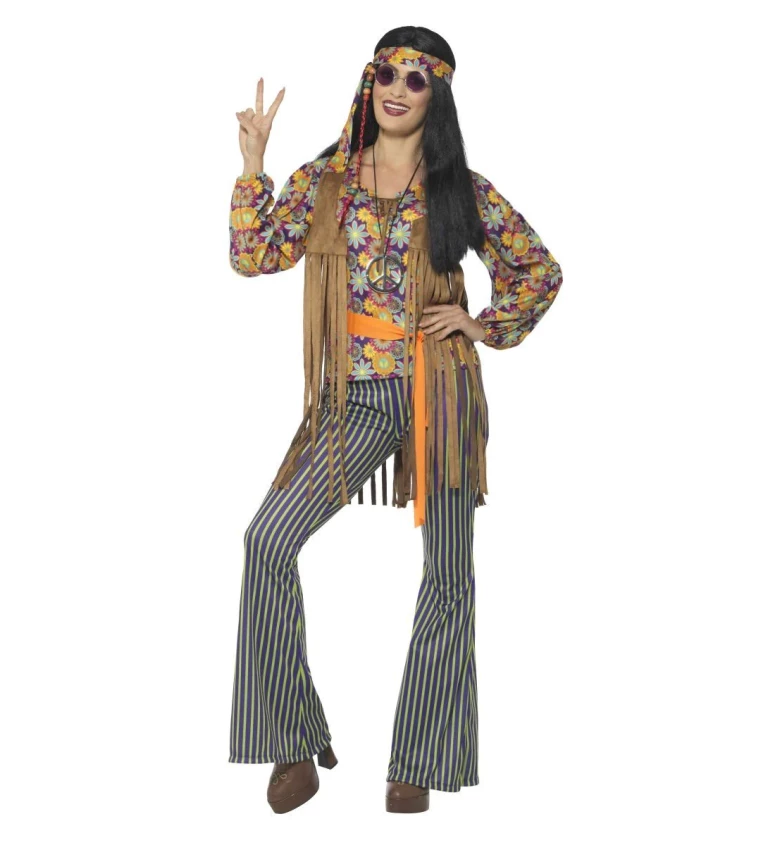 Kostým - hippie zpěvačka