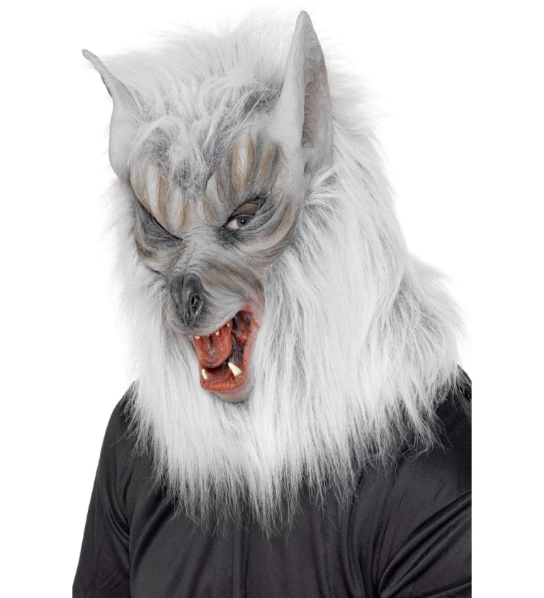 Maska - Vlkodlak, šedá